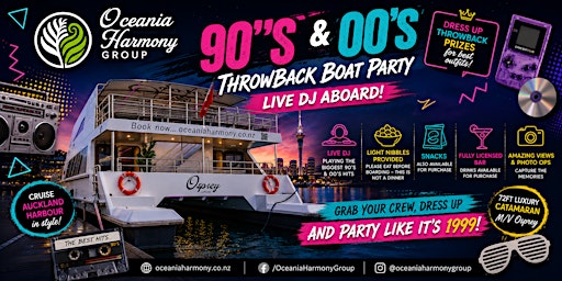 Spring kick off boat party 90's & 00's themed