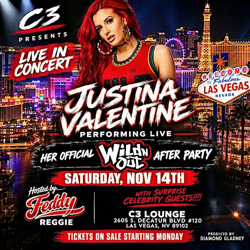 Wild N Out Live Tour After Party w/ Justina Valentine (Live In Concert)