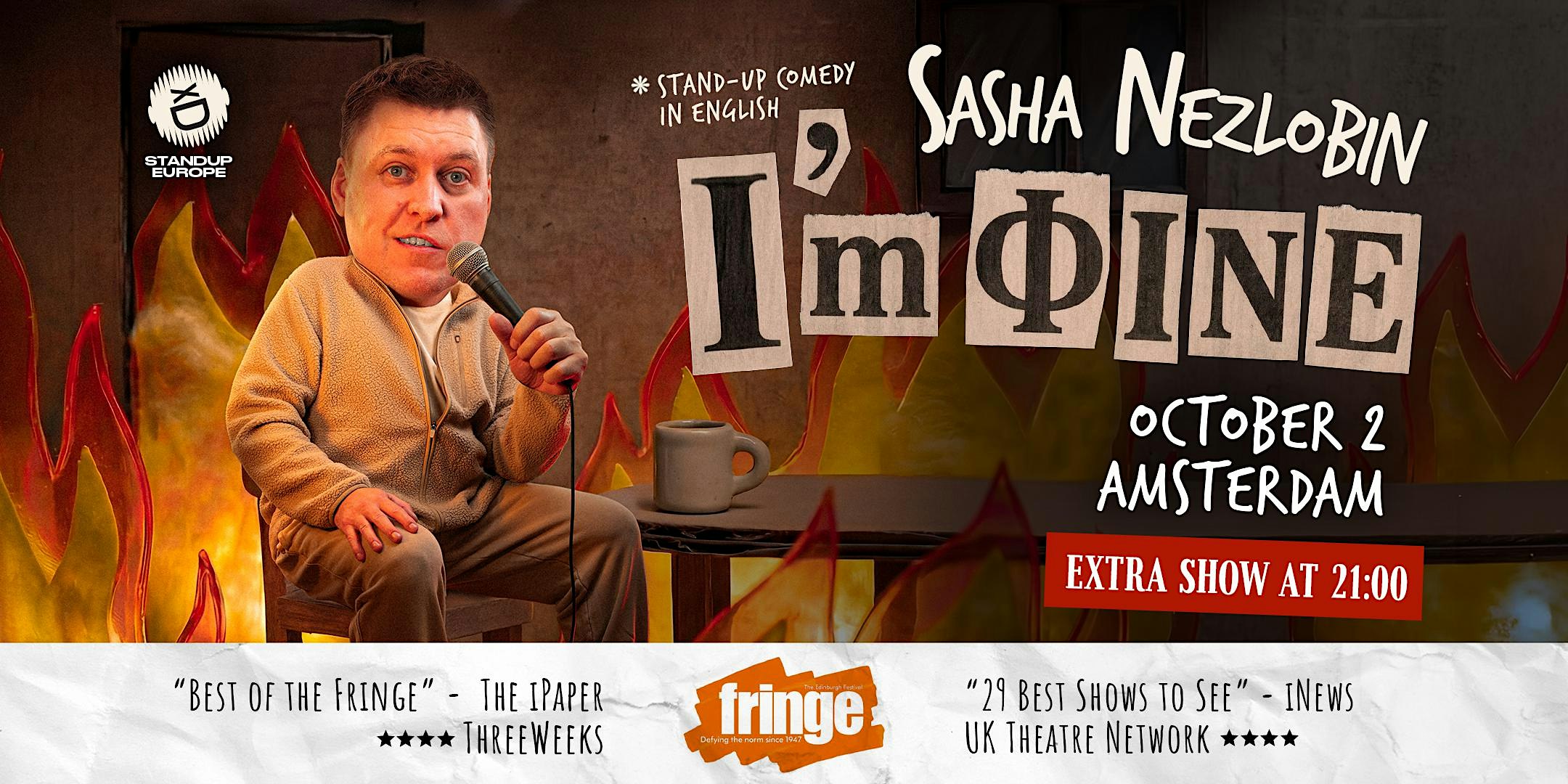 SASHA NEZLOBIN: “I’M FINE” - LIVE IN AMSTERDAM