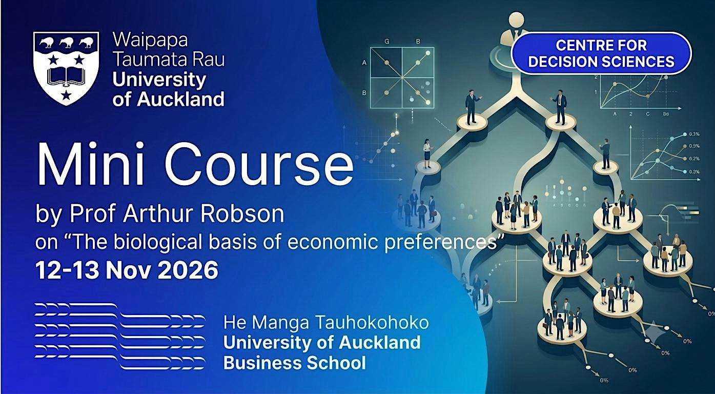 Mini Course on "The biological basis of economic preferences"