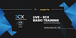 3CX Live Basic Technical Training  - Tuesday October 27th - Mechelen