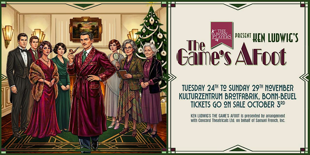 The Game's Afoot, a comedy by Ken Ludwig (in English)