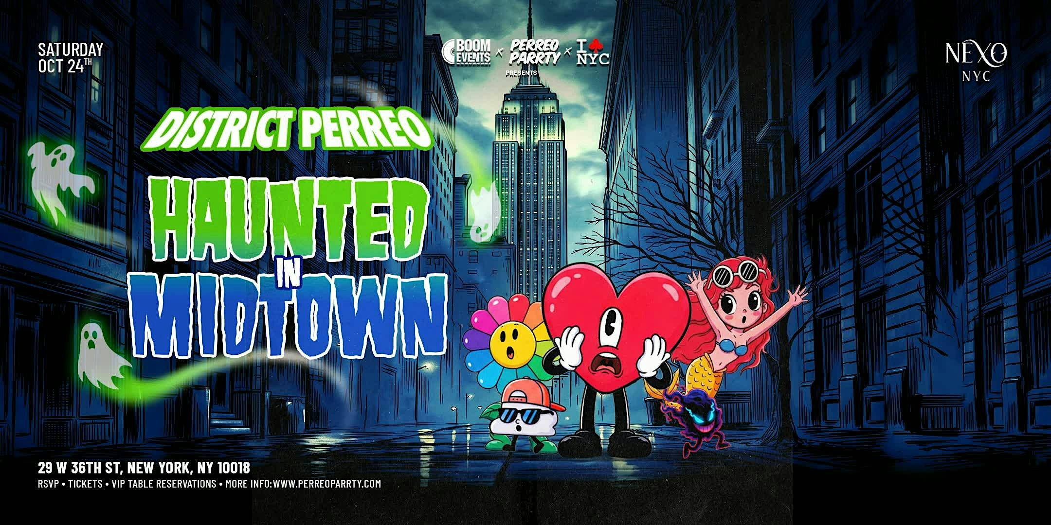 Haunted in Midtown Reggaeton Halloween Party at Nexo Nightclub