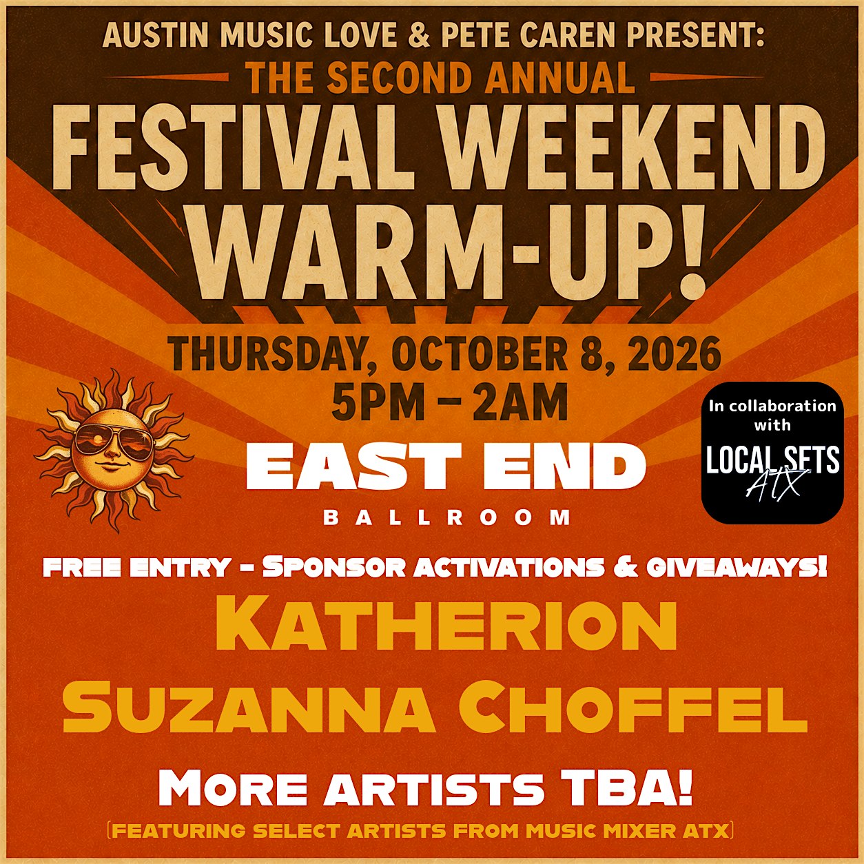 The Second Annual Festival Weekend Warmup