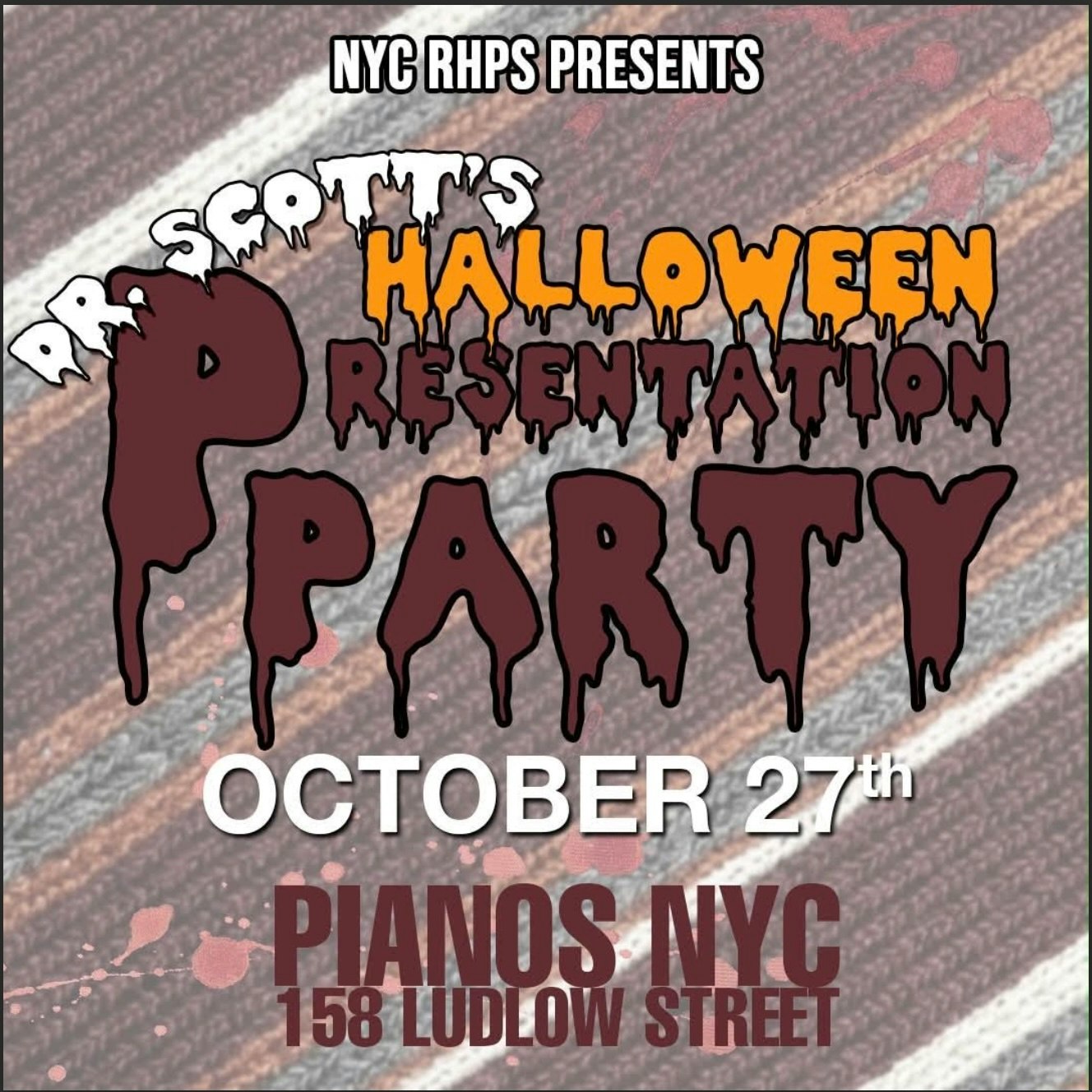 NYC RHPS Presents: Dr. Scott's Halloween Presentation Party