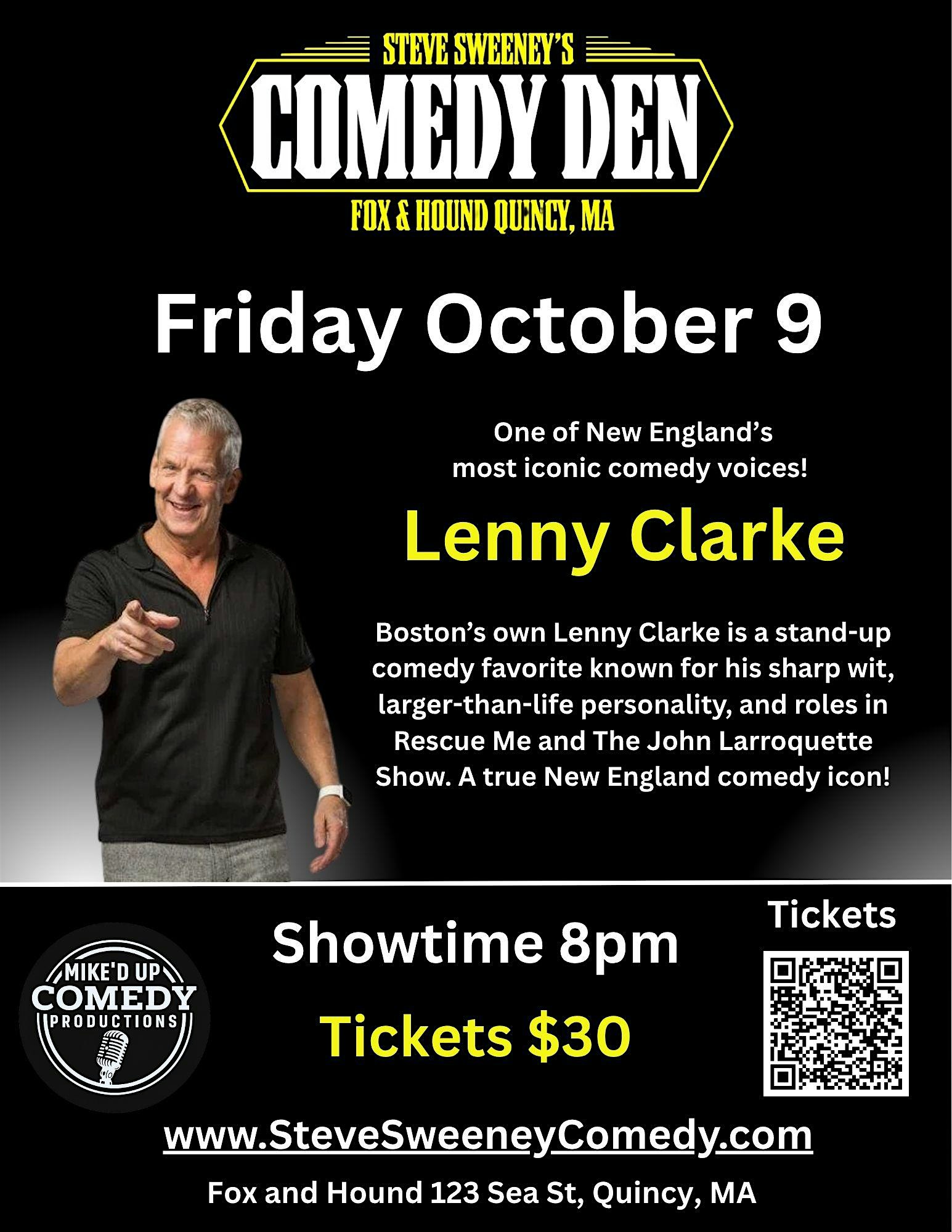 Lenny Clarke at The Comedy Den