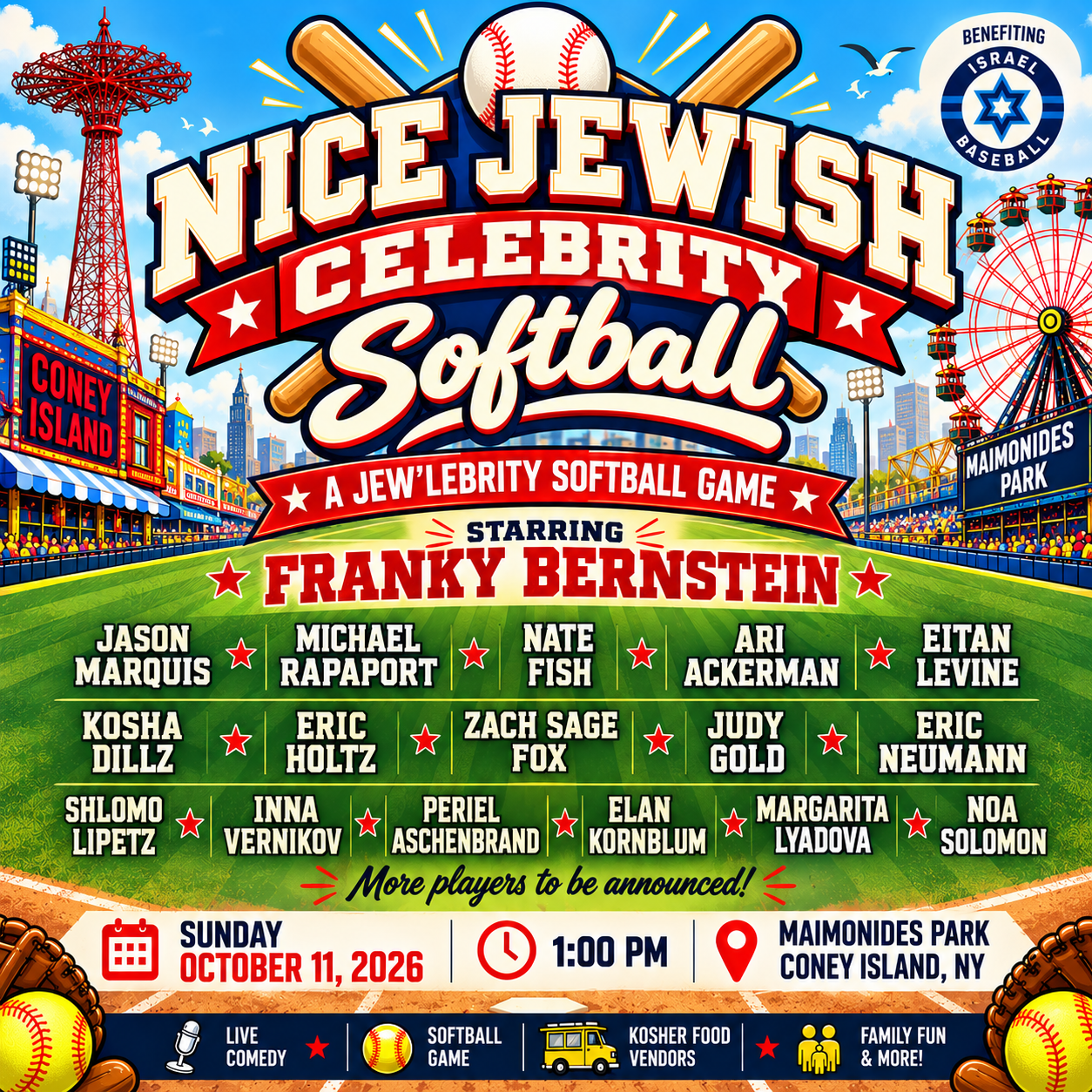 Nice Jewish Celebrity Softball Game
