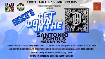 Black Whiskey Flask presents Disco's Get Down in the D with Santonio Echols