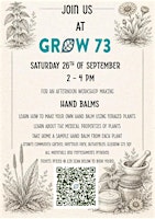 Hand Balm Making Workshop