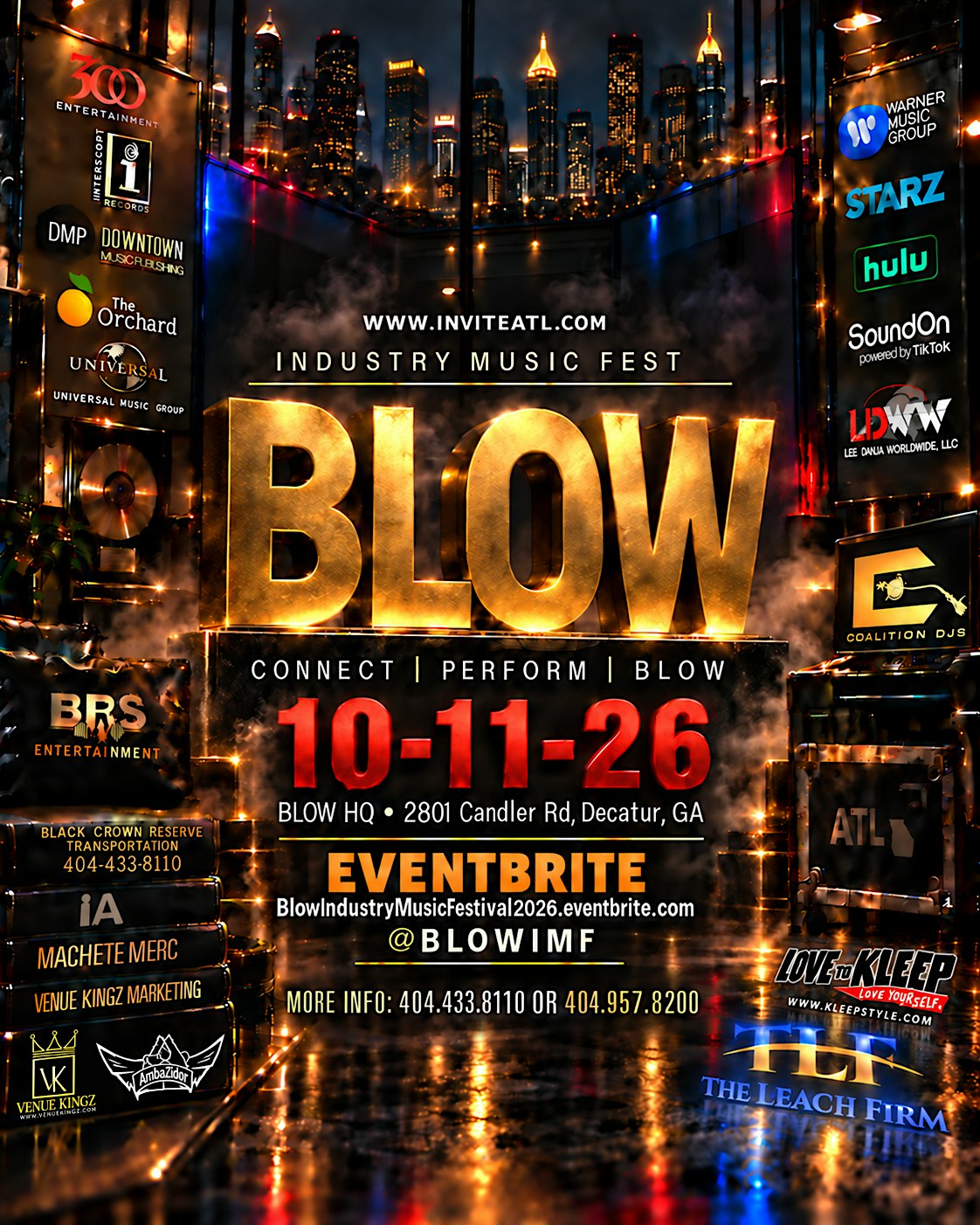 THE "BLOW" INDUSTRY MUSIC FESTIVAL w/ MYKKO MONTANA