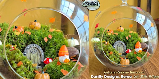 Autumn Gnome Moss Terrarium | Danilly Designs