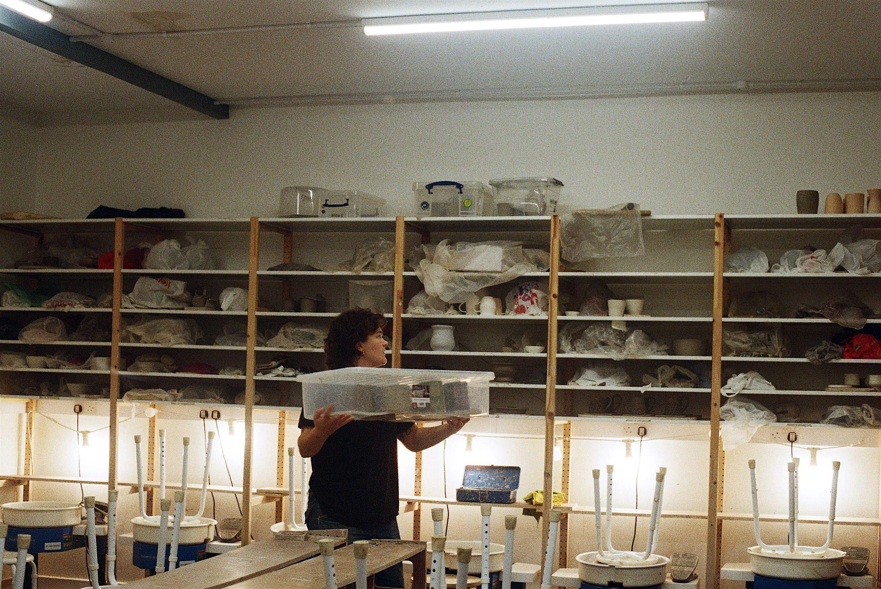 Blether Presents-  Craft Club at the Whitworth. Tile Workshop 0.2.