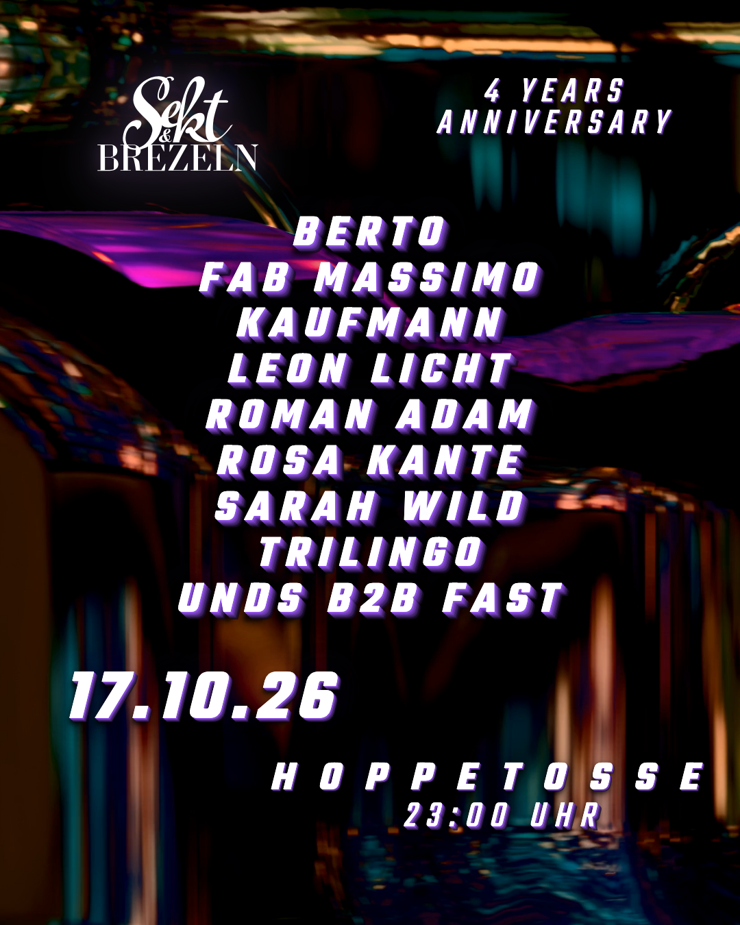 Sekt&Brezeln - 4 YEARS ANNIVERSARY