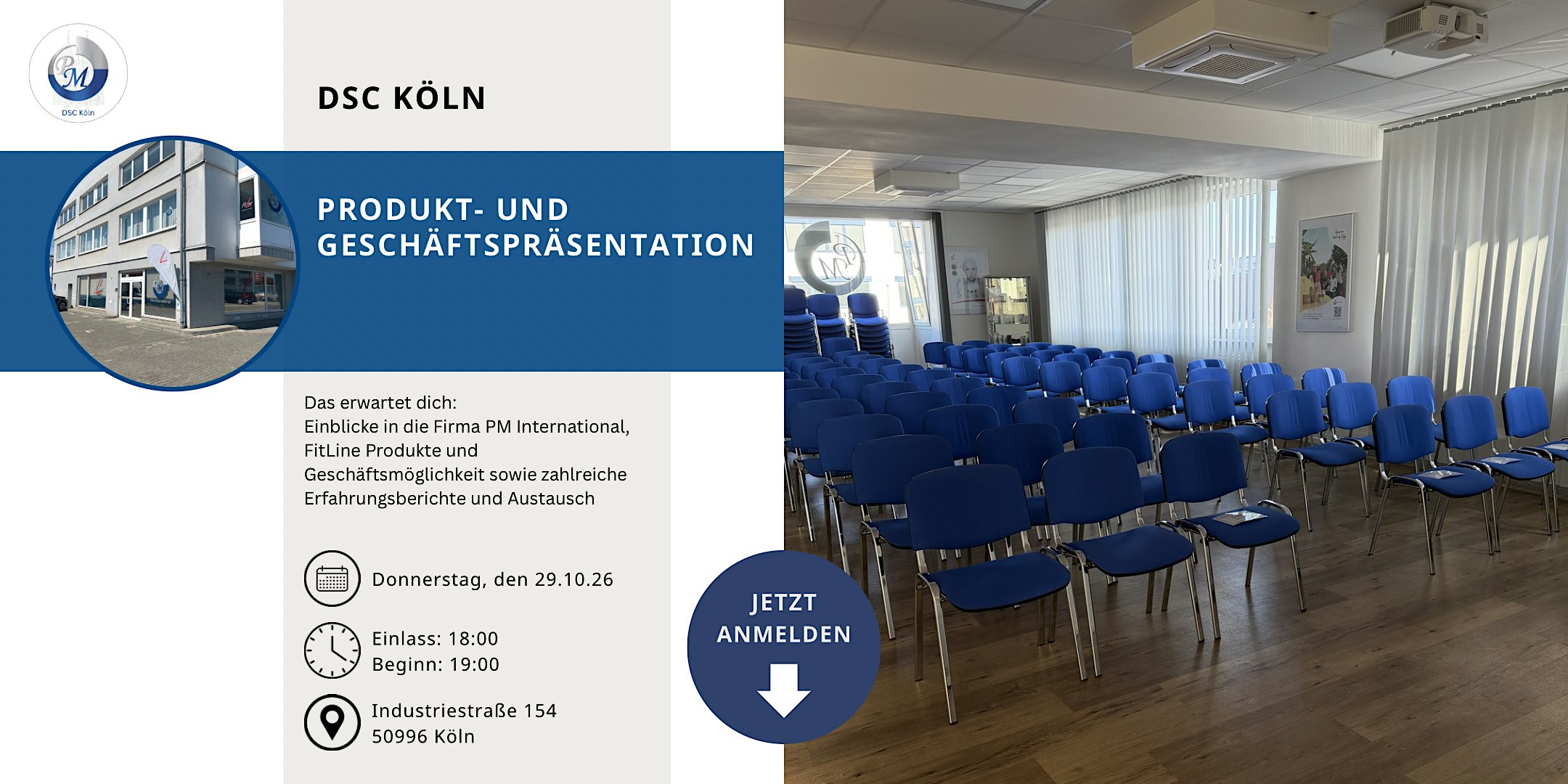 Produkt- & Geschäftspräsentation mit SpecialGuest