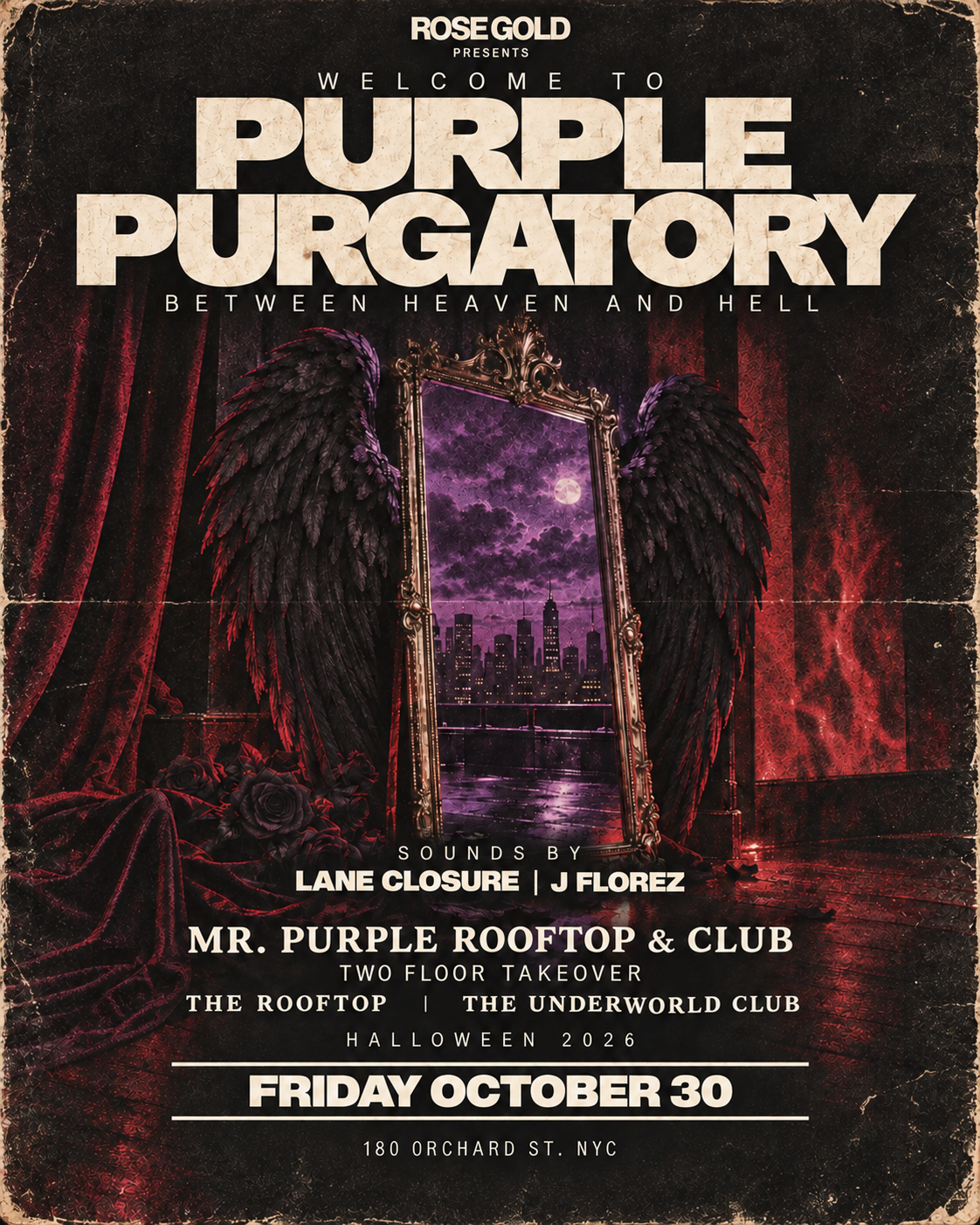 Purple Purgatory Halloween at Mr. Purple—Oct 30