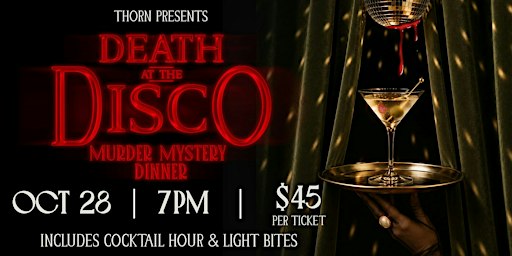 Death at the Disco: A Murder Mystery Cocktail Party