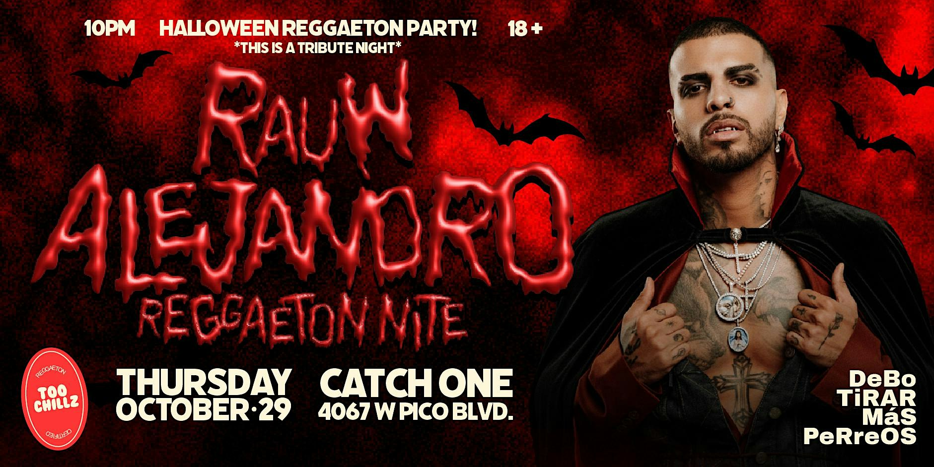 RAUW ALEJANDRO HALLOWEEN NIGHT @ CATCH ONE LOS ANGELES