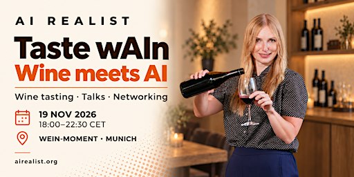 Taste wAIn with AI Realist — Wine Tasting & AI in Munich