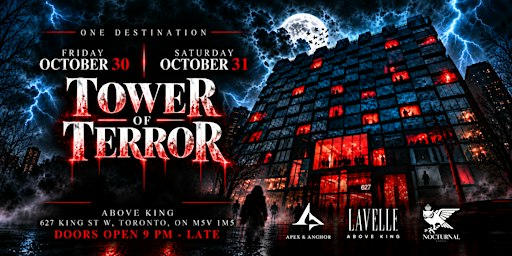Tower OF Terror: Lavelle Rooftop Halloween ( Fri and Sat)