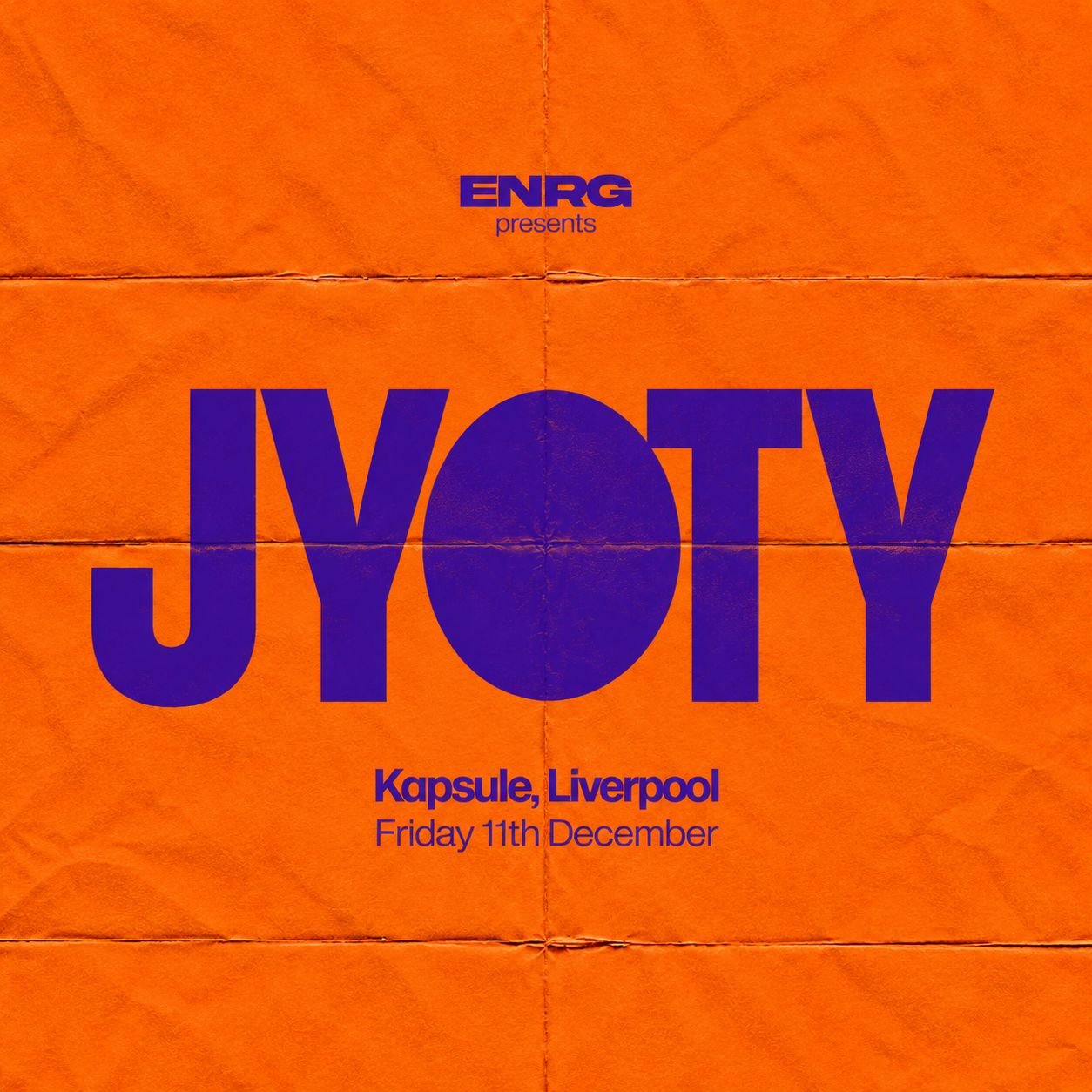 ENRG presents Jyoty Liverpool