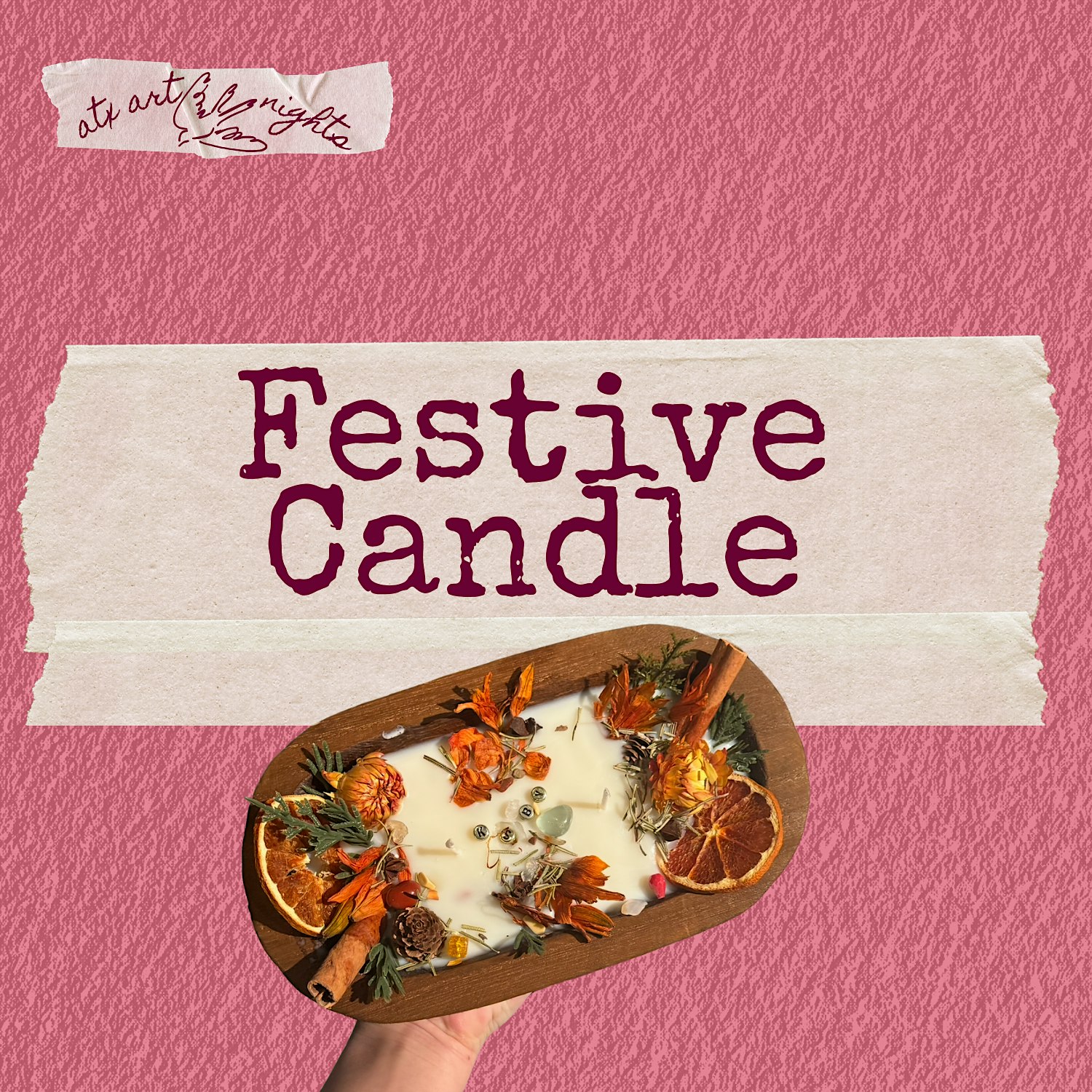 Festive Centerpiece Candles