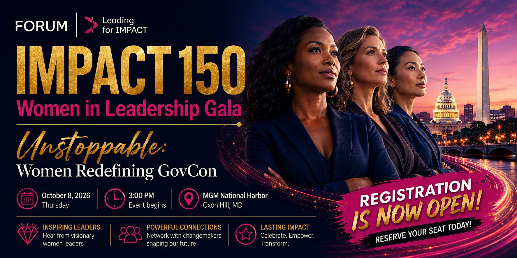 Leading for IMPACT: Women in Leadership Gala and Awards Ceremony