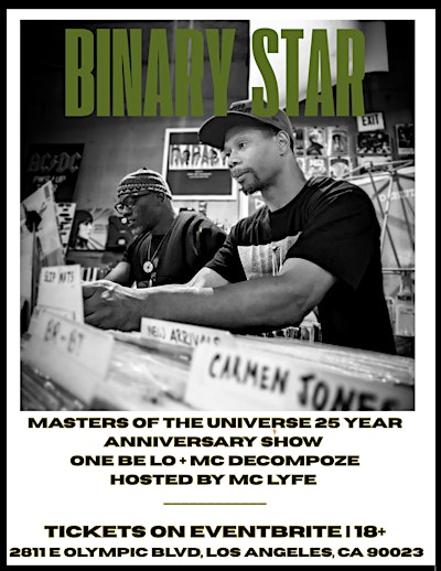 Binary Star 25 year anniversary show