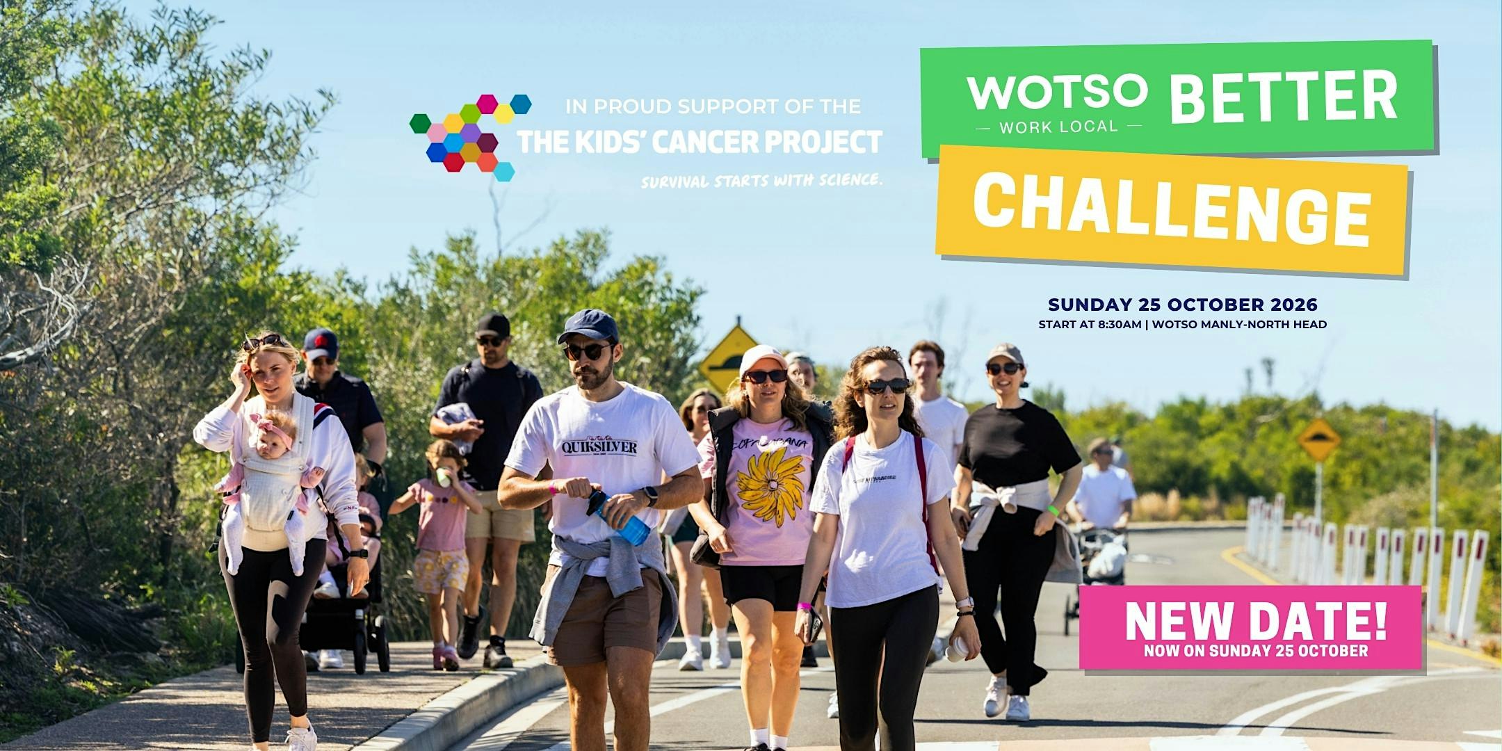 WOTSO Better Challenge 2026 – Fun Run (or walk) for Kids’ Cancer Research