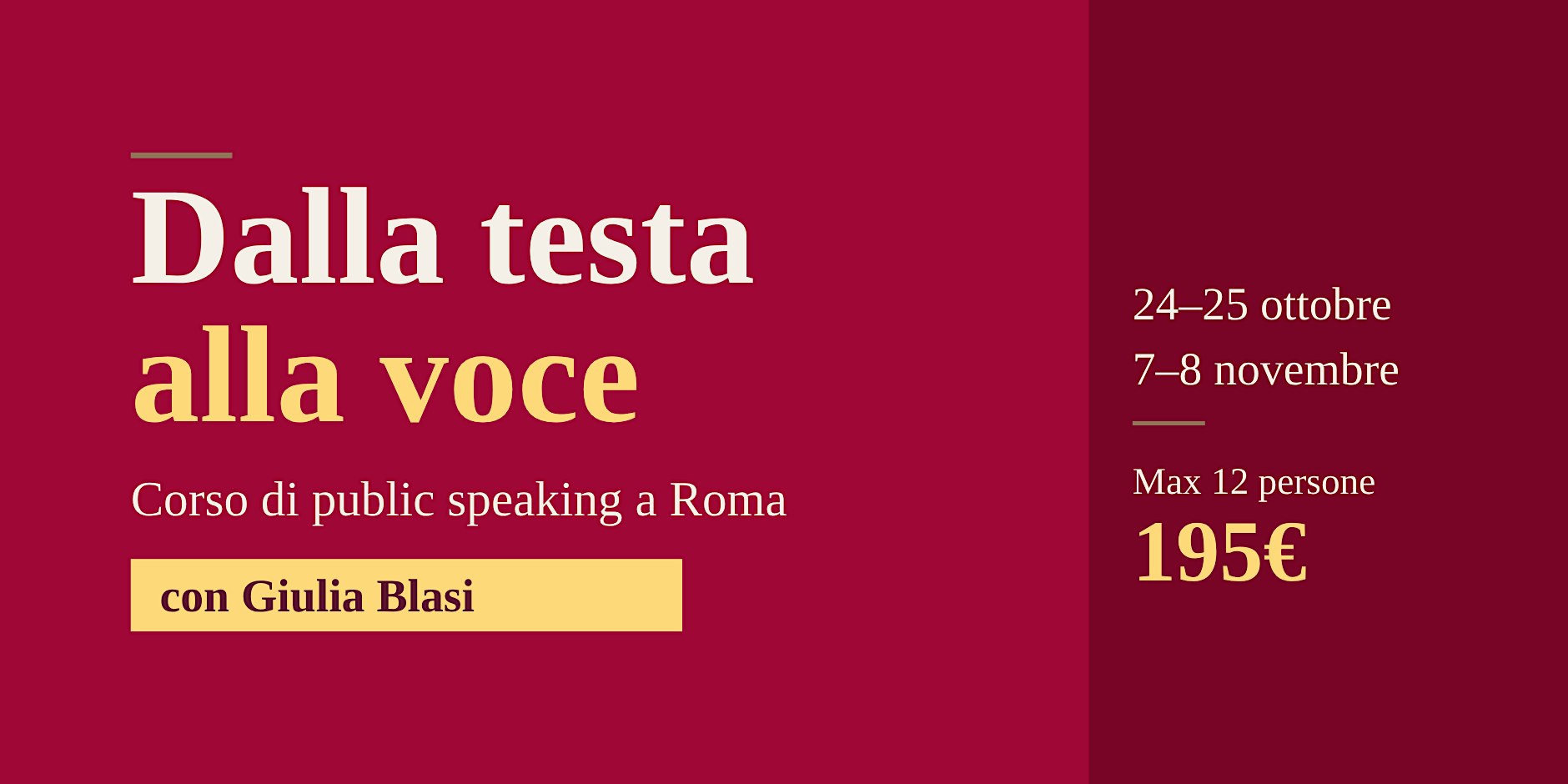 Dalla Testa alla Voce