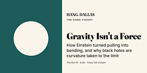 Gravity Isn't a Force