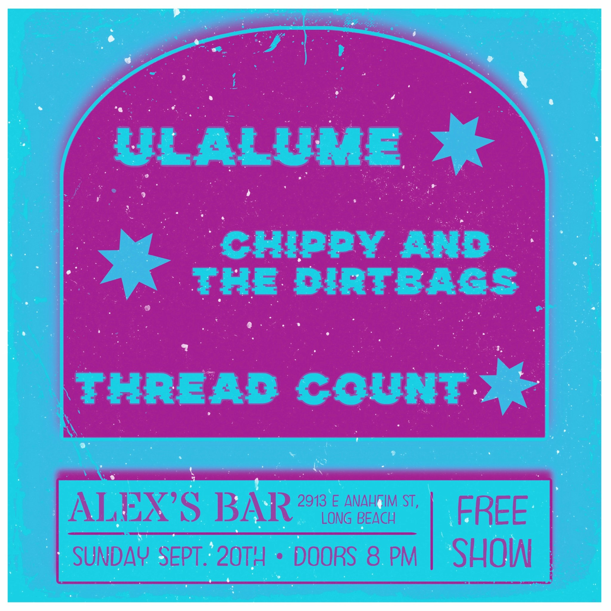 Ulalume + Chippy And The Dirtbags + Thread Count
