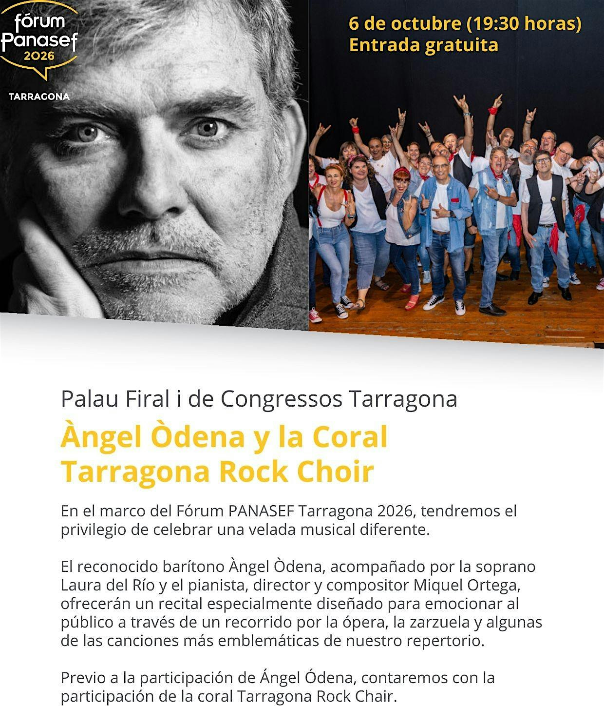 Àngel Òdena y la Coral Tarragona Rock Choir