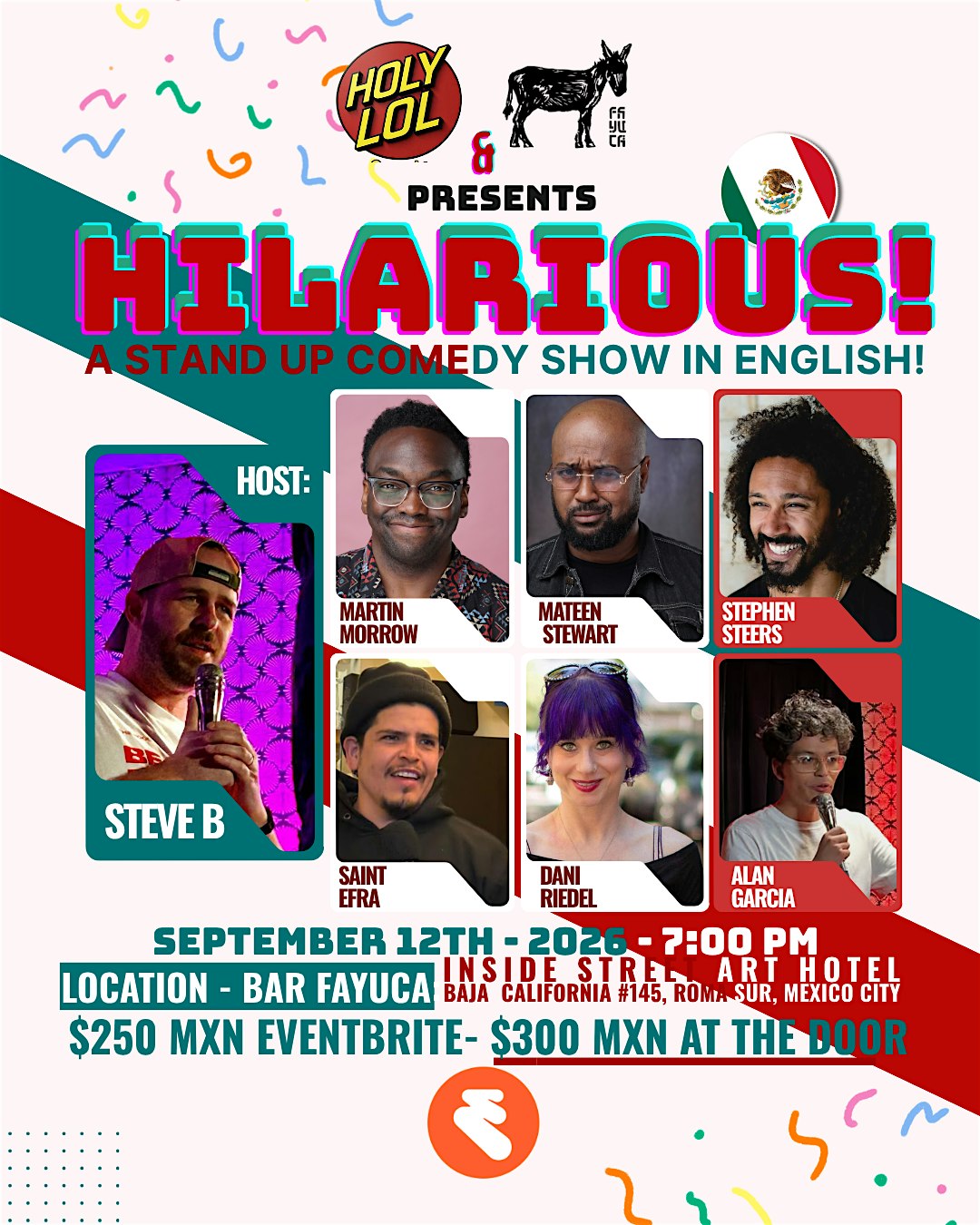 HILARIOUS!  A Stand Up Comedy Show in English