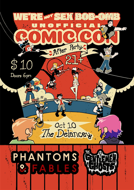 We're Not Sex Bob-omb's Unofficial New York Comic Con Afterparty! (21+)