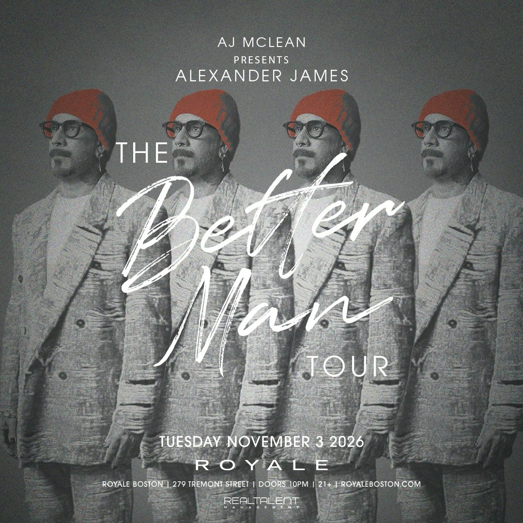 AJ McLean of Backstreet Boys presents Alexander James: The Better Man Tour