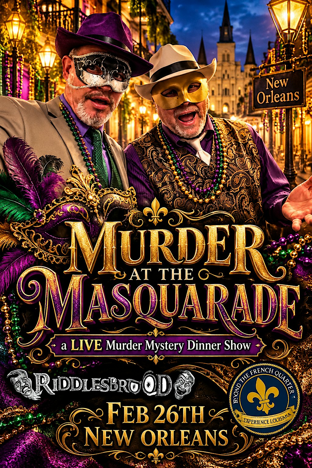 New Orleans Murder Mystery Dinner Show