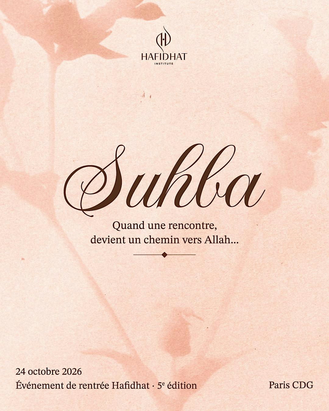 SUHBA - Évènement de rentrée Hafidhat 2026