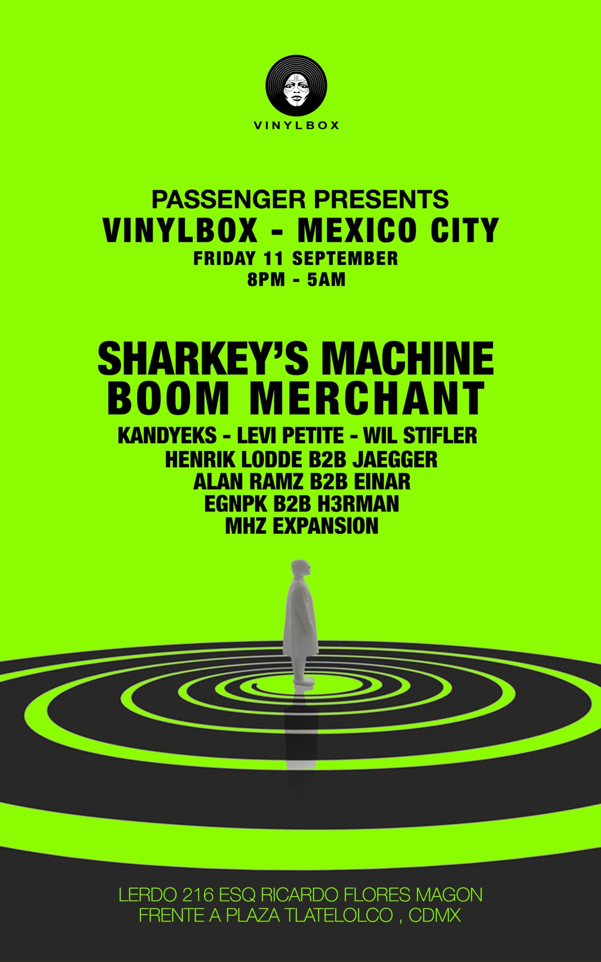 Concept Night + Vinylbox presentan Sharkey's Machine, Boom Merchant + mas