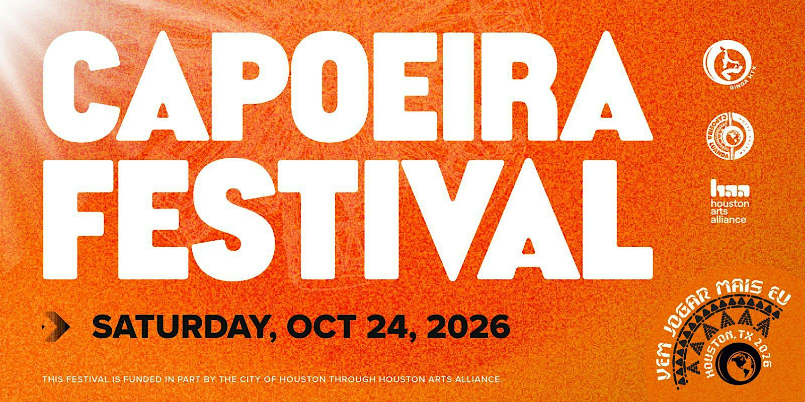 Capoeira Festival 2026, Vem Jogar Mais Eu