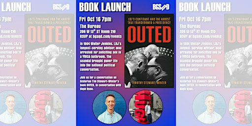 Book Launch: Tim Stewart-Winter’s OUTED, in conversation with Hugh Ryan