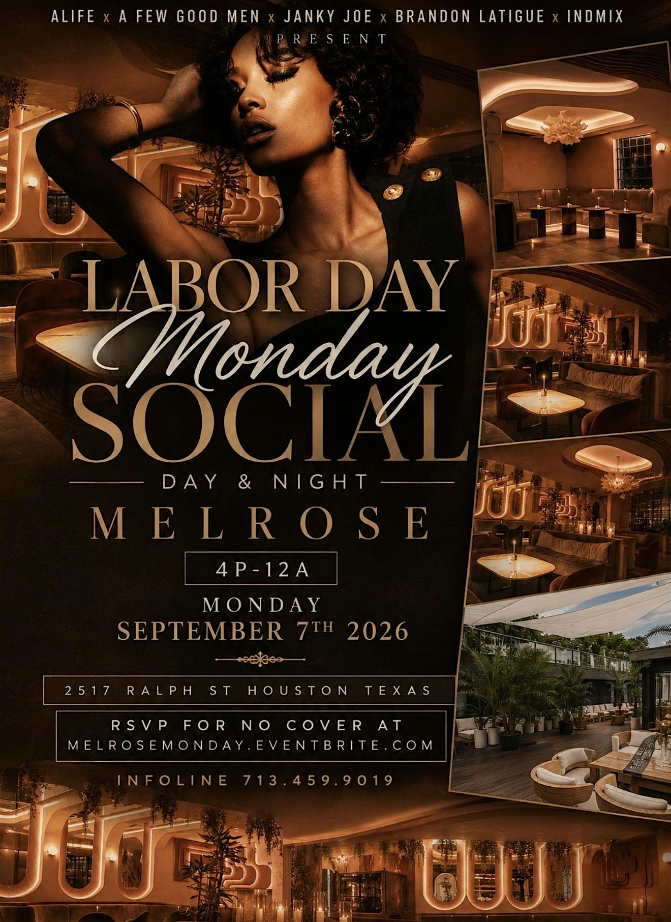 MELROSE LABOR DAY MONDAY SOCIAL
