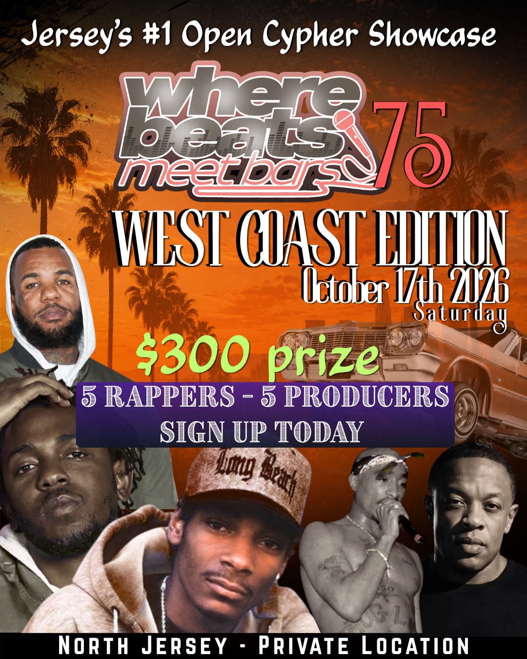 Where Beats Meet Bars 75: West Coast Edition