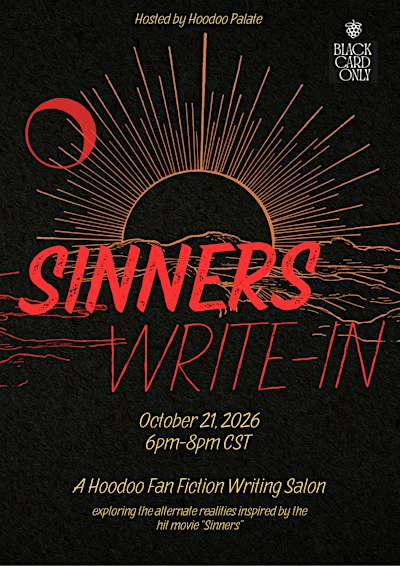 Sinner's Write-In (Hoodoo Fan Fic Circle)