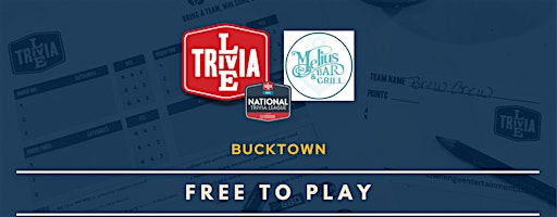 Weekly Live Trivia Nights at Melius Bar & Grill - Bucktown