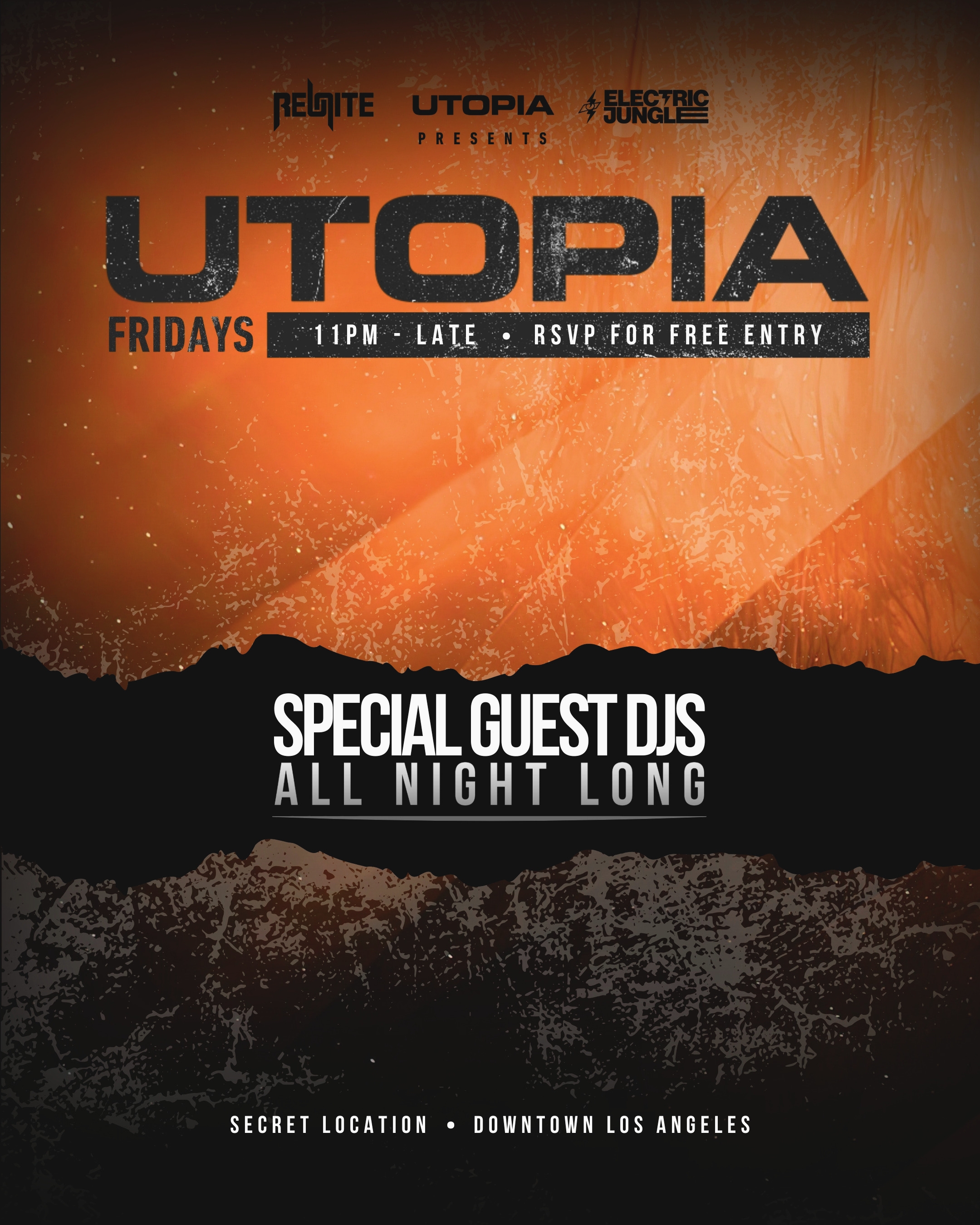 UTOPIA FRIDAY'S

SPECIAL GUESTS