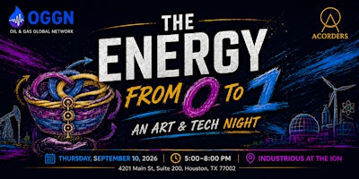 The Energy from 0 to 1: An Art & Tech Night