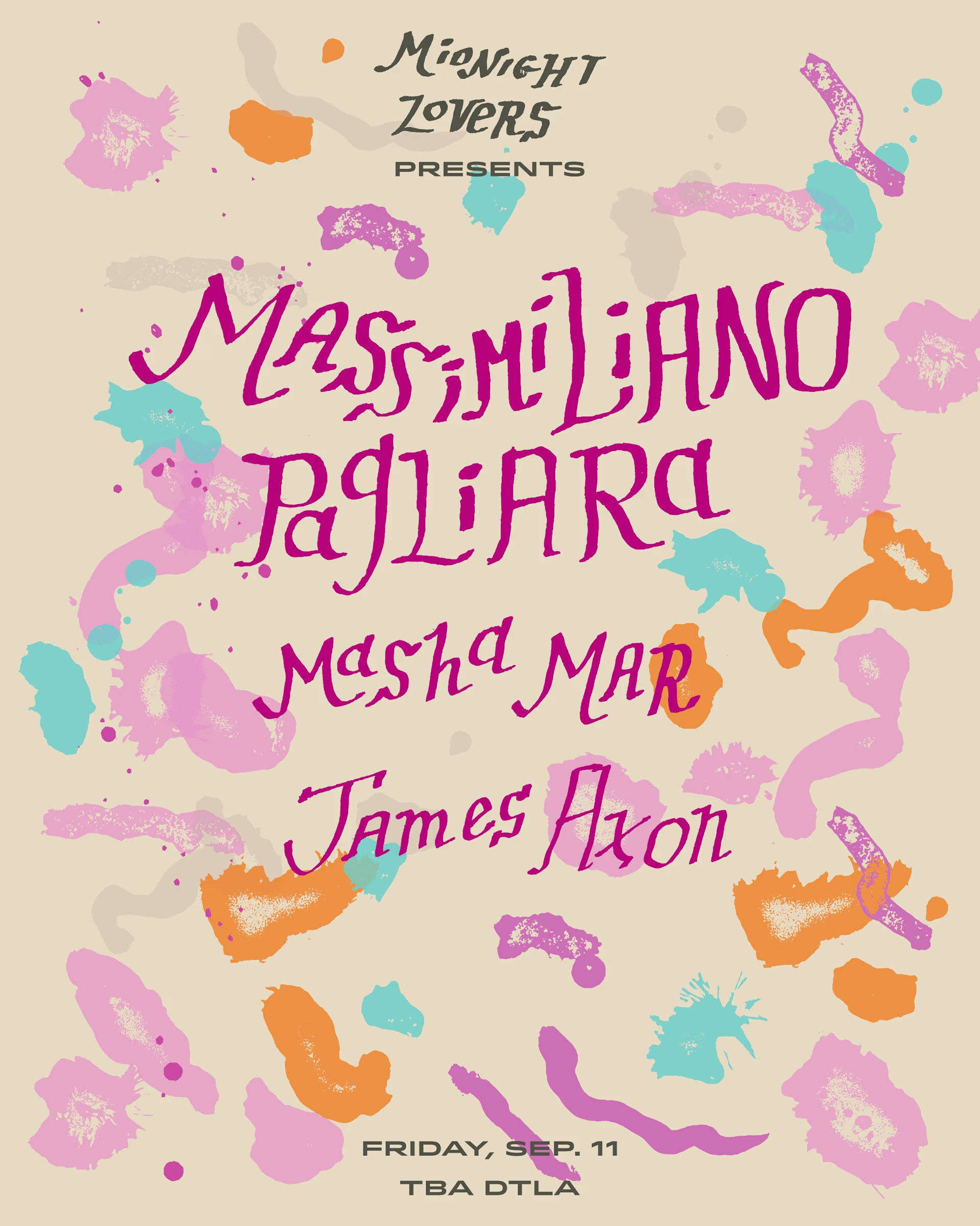 Midnight Lovers With Massimiliano Pagliara