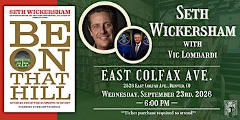 Seth Wickersham with Vic Lombardi Live at Tattered Cover Colfax