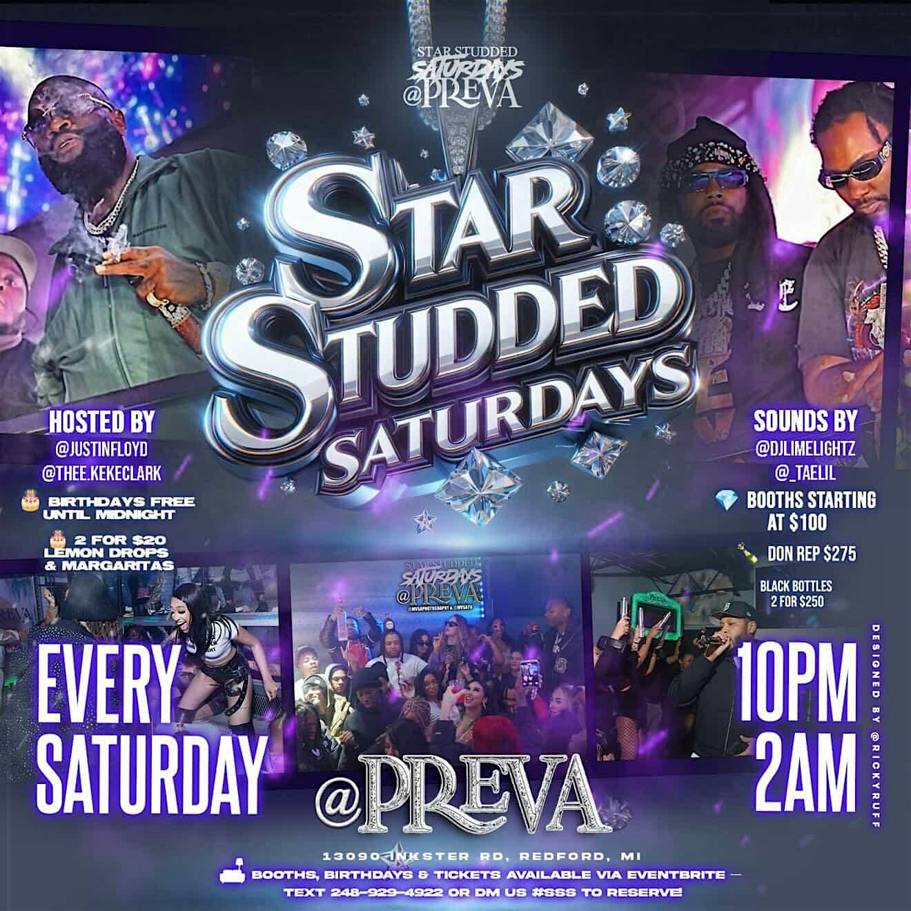 Star Studded Saturdays @PrevaNightclub