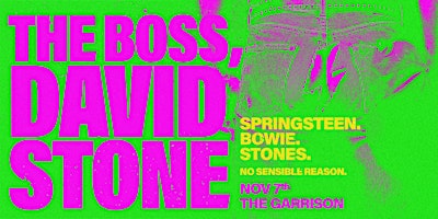 The Boss, David Stone Live at The Garrison.
